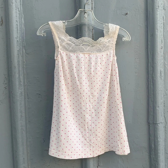 Eberjey Sweet polka dot tank top, size  2T - Picture 2 of 4